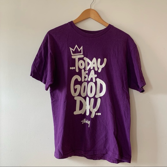 Stussy ‘Today Is A Good Day’ T-Shirt - Picture 7 of 9